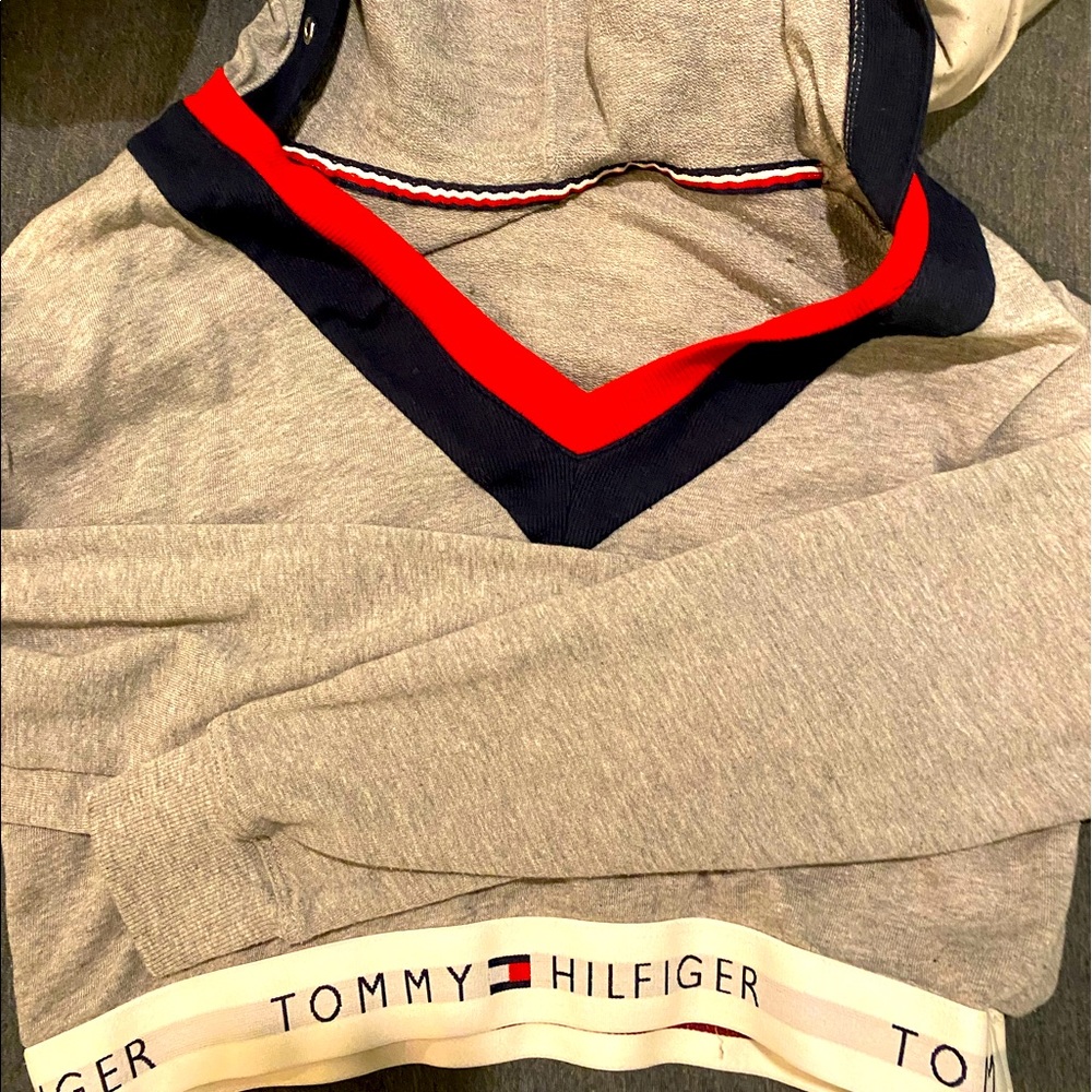 Tommy hilfigger cropped hoodie